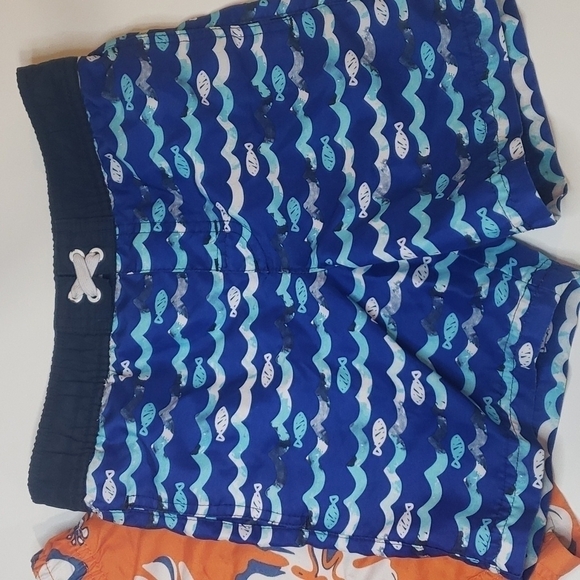 𝅺5/$30 Swim Shorts Bundle Tropical Undersea Fish Waves Floral Hawaiian - Picture 2 of 5